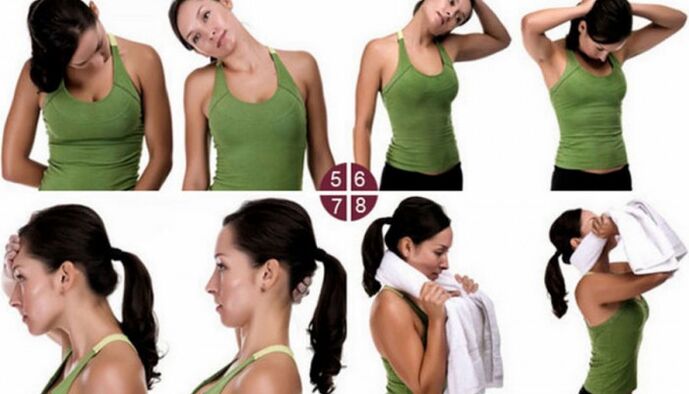 gymnastics against neck pain
